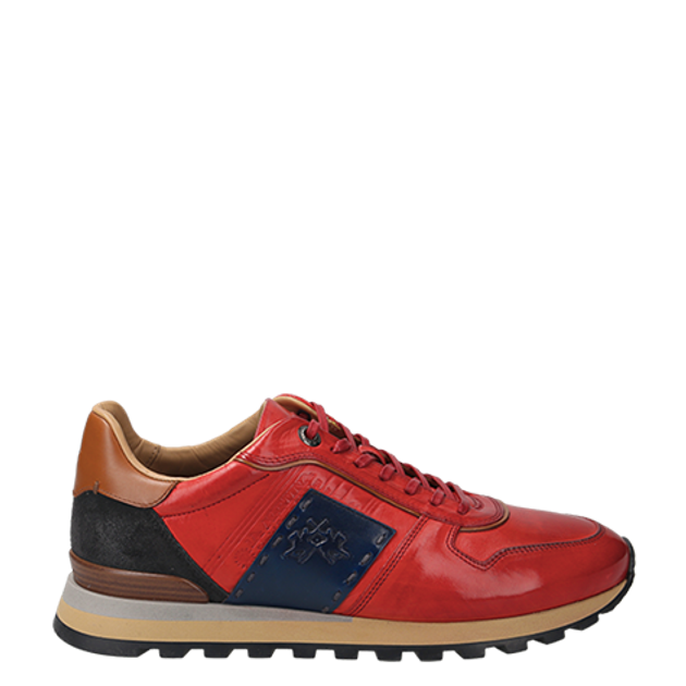 La Martina SCARPA ROSSO BLU sneaker in red