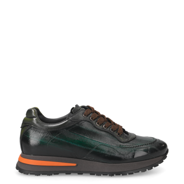 Lorenzi 15841 ANGUILLA FOG OILIVA sneaker in green