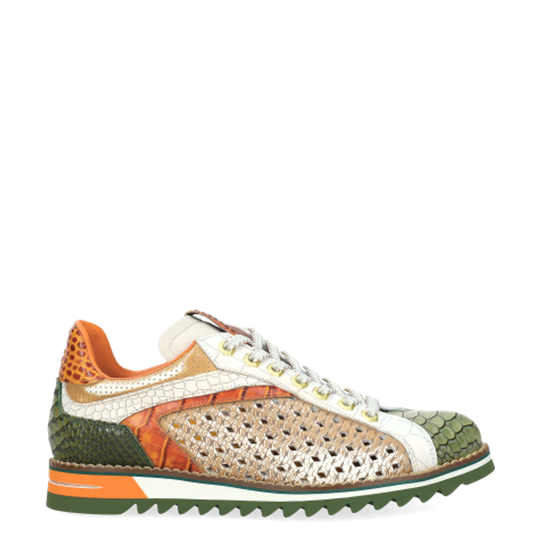 Lorenzi 17598 Fresh Verde sneaker in green