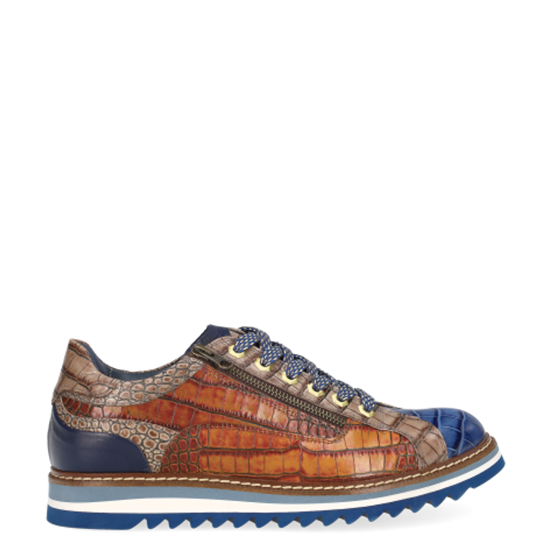Lorenzi 9634 BUGATTI AL COBANDO sneaker in blue