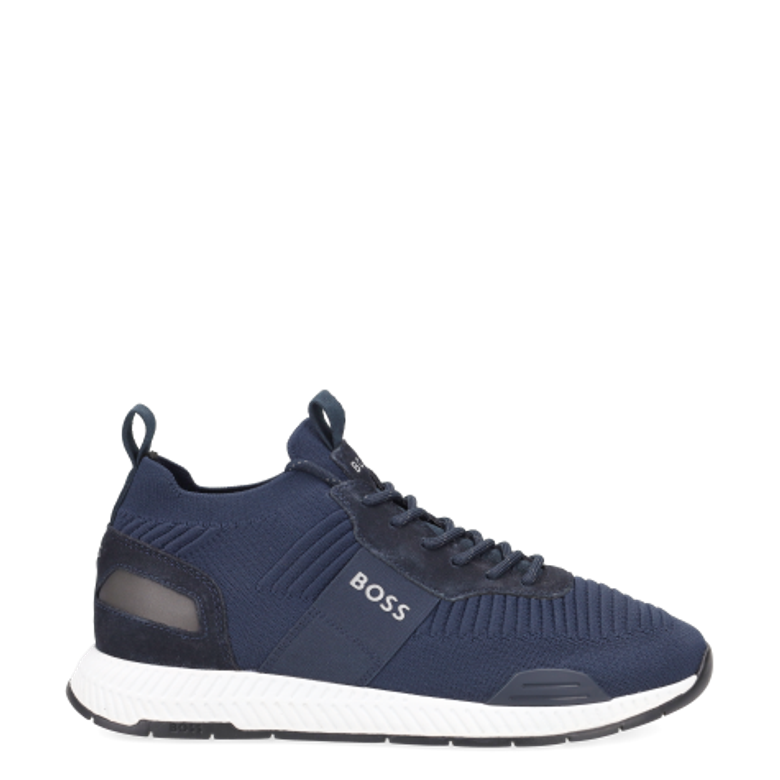 Boss TITANIUM_RUNN sneaker in blue