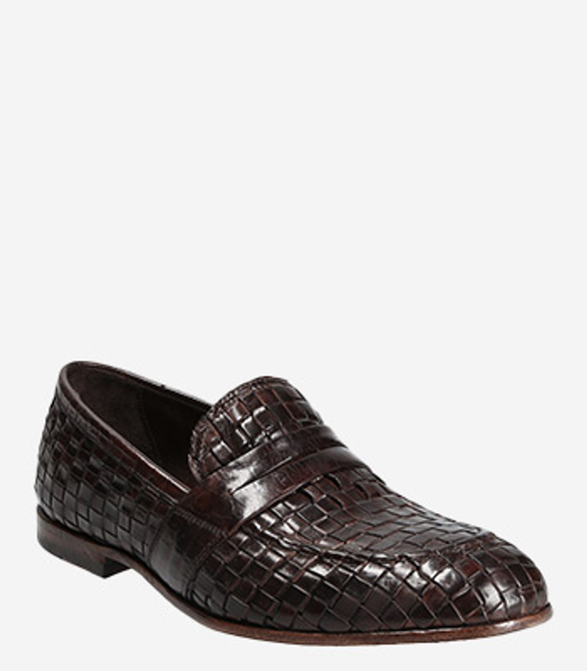 Preventi Alexander Loafers in brown buy online display picture 1