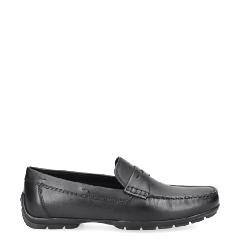 GEOX MONER slip-on shoe in black