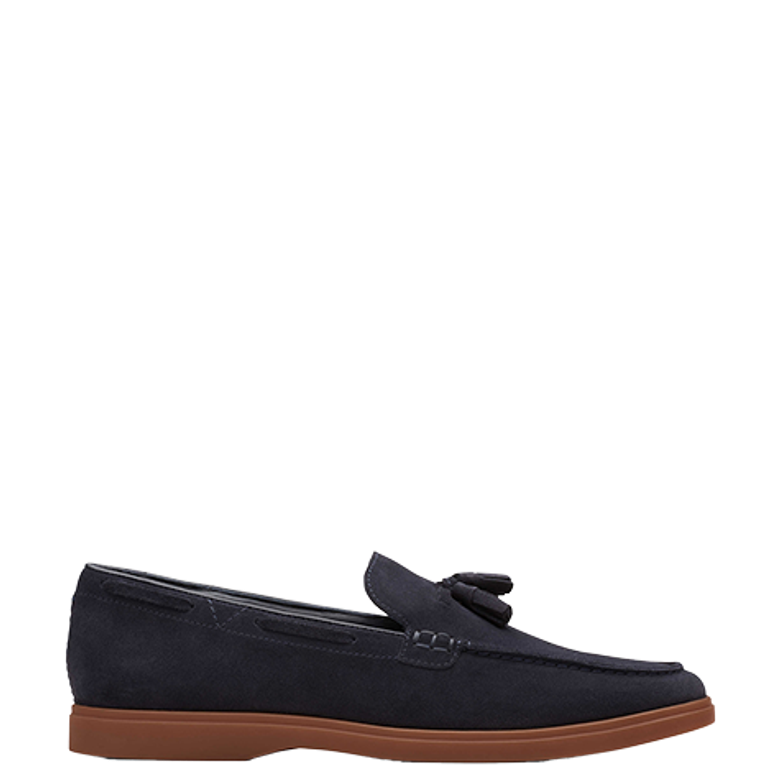 Clarks Torford Tassel 26180334 7 slip-on shoe in blue