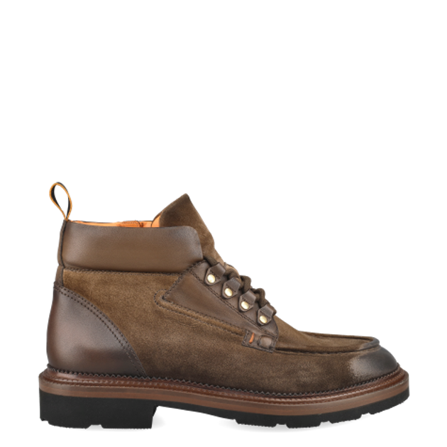 Santoni 19355 S50 Boots in Brown