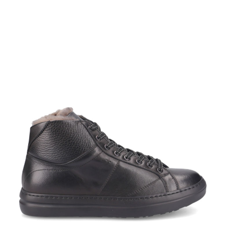 Lüke shoes 14284 NAPPA NERO warm lining in black