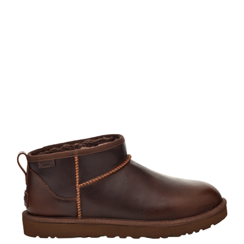 UGG 1158191-IWD CLASSIC ULTRA MINI LTHR REGEN warm lining in brown