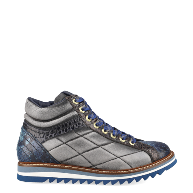 Lorenzi 17861 TROPEA MONTONE NAVY Warm Lining in Blue