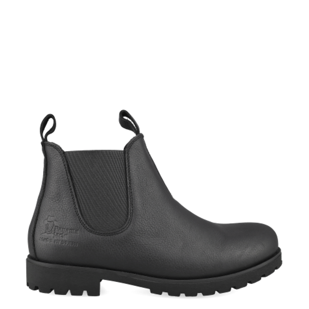 Panama Jack Biar C3 Napa Grass Negro / Black Ankle Boots in Black