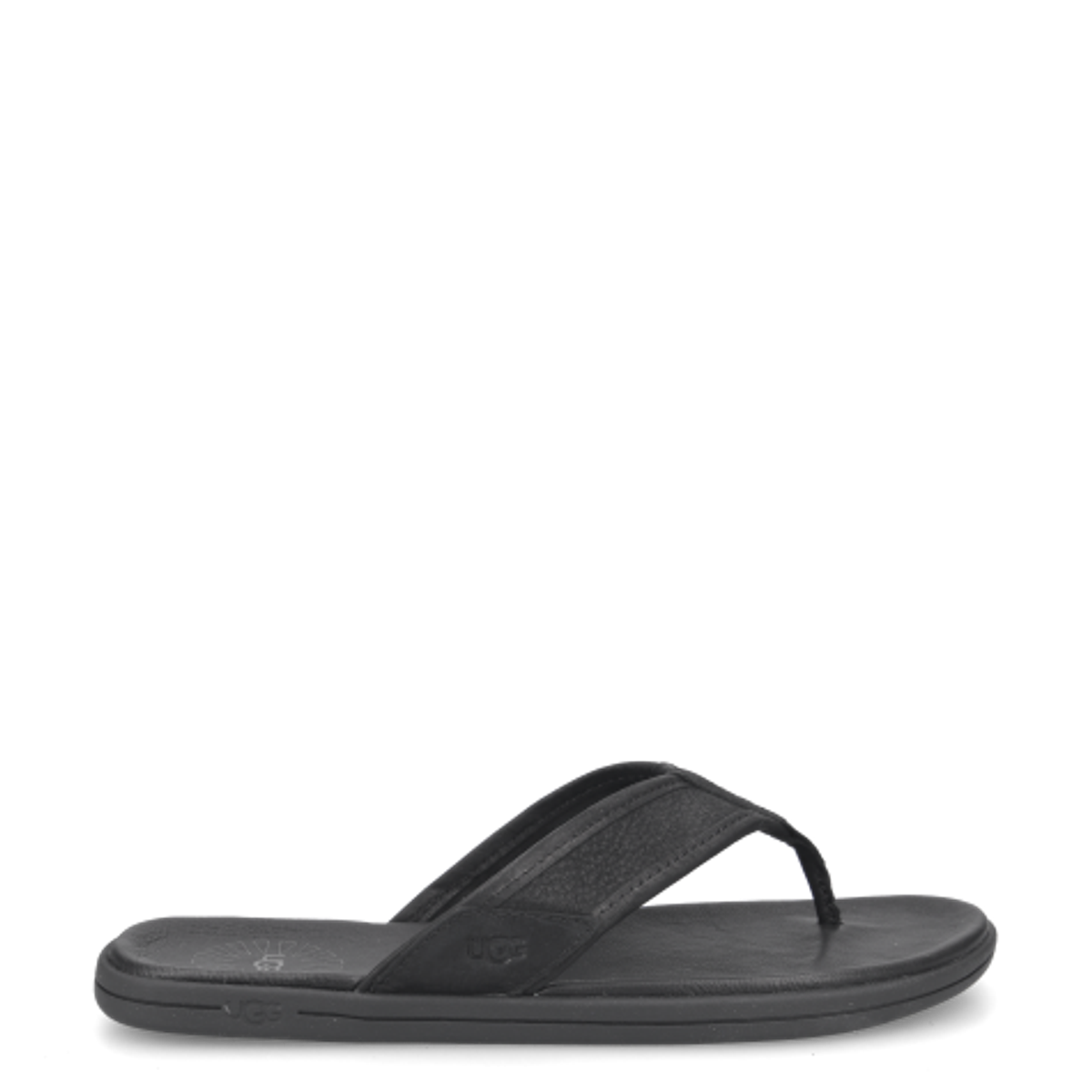 UGG 1102690-BLK SEASIDE FLIP LEATHER Sandaletts in black buy online