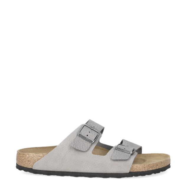 Birkenstock 1020707 ARIZONA NUBUK LEATHER sandals in gray