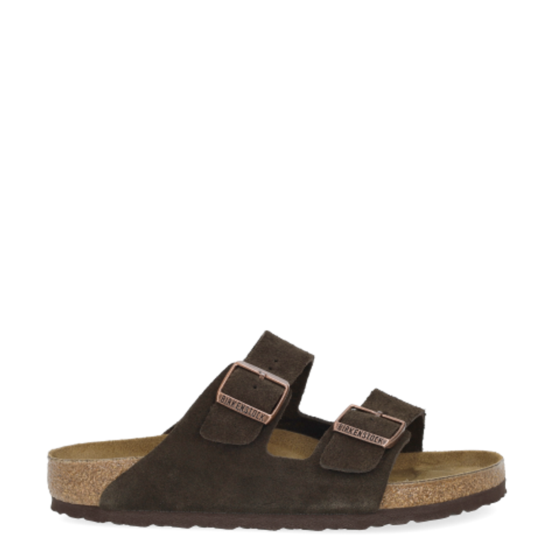Birkenstock 1027077 ARIZONA SUEDE LEATHER sandals in brown