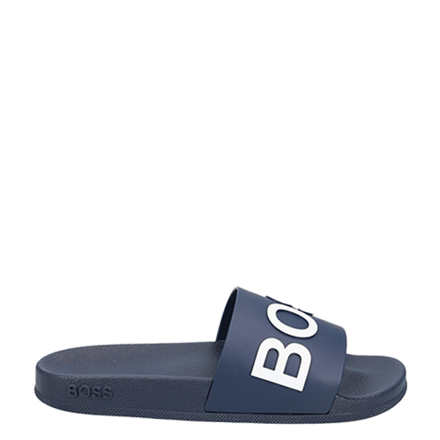 Boss Bay_Slid sandals in blue