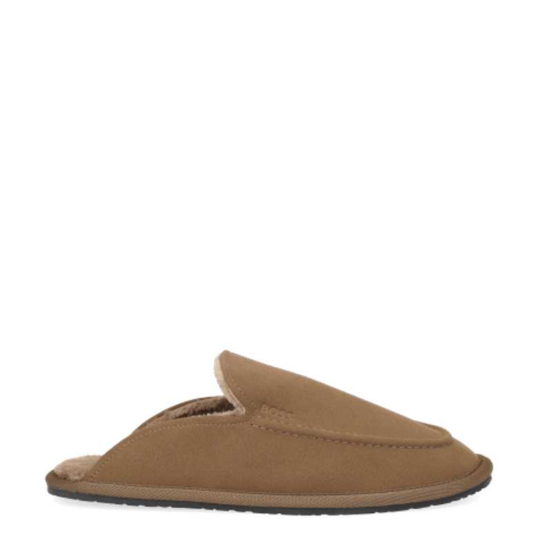Boss Home_Mule slippers in brown