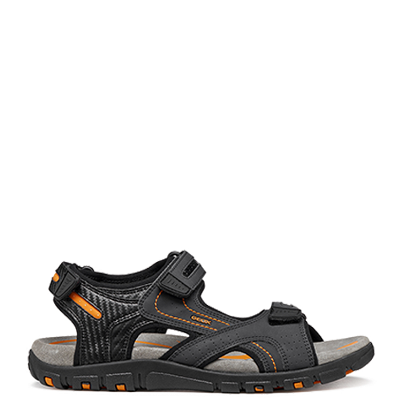GEOX SANDAL STRADA sandals in black
