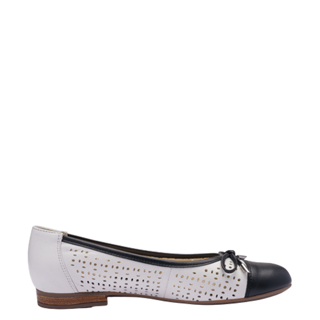 Ara 31344-01 SARDINIA ballerina in white