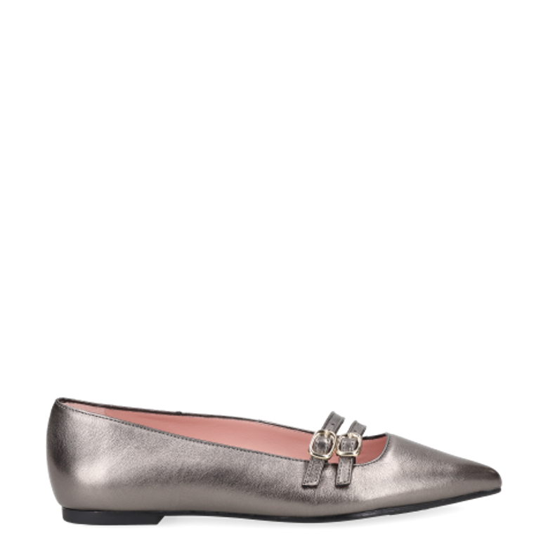 Pretty Ballerinas 51518 9100 PIZARRA ballerina in metallic