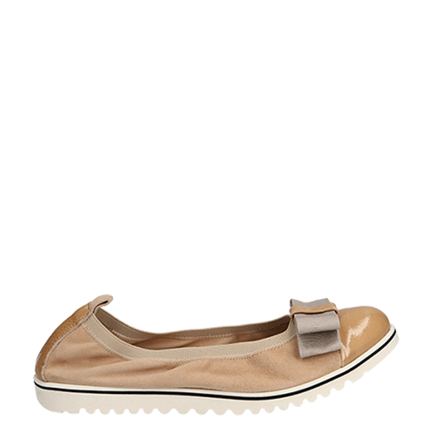 Lüke shoes Q043 CAMEL ballerina in beige