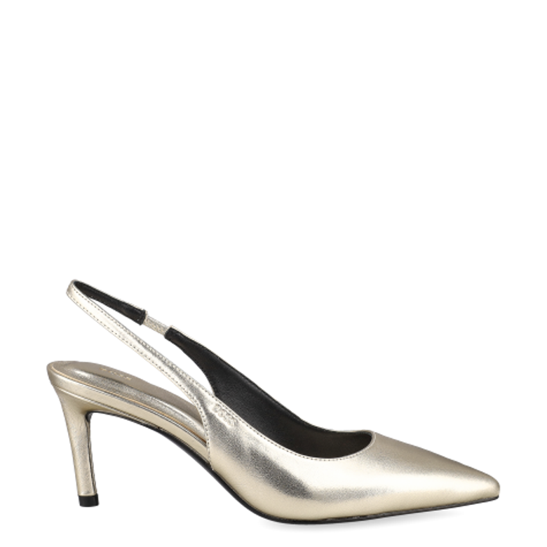 Boss Gracey Peeptoes & Slingpumps in gold