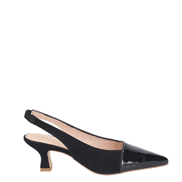 Maripé THORA V.5 NERO Peeptoes & Slingpumps in schwarz