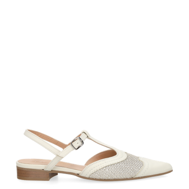 Donna Carolina SOLEA OASIS 57.220.438-002 Peeptoes & Slingpumps in weiß