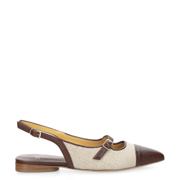 Truman's 4312 158 CAPRI BEIGE Peeptoes