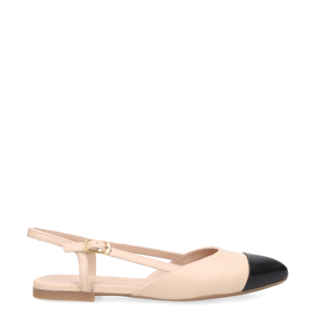 Unisa ASLEY_NTO SKIN/BLK Peeptoes & Slingpumps in skin / nude / black