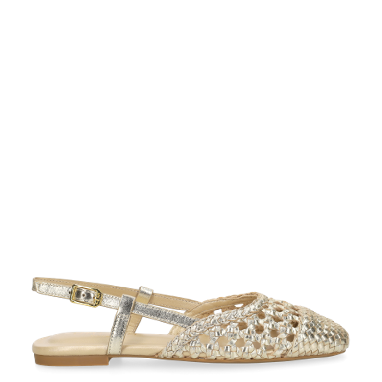 Unisa BADRI_SHF PLATINO Peeptoes & Slingpumps in gold