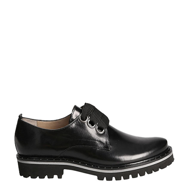 Perlato 10843 lace-up shoes in black