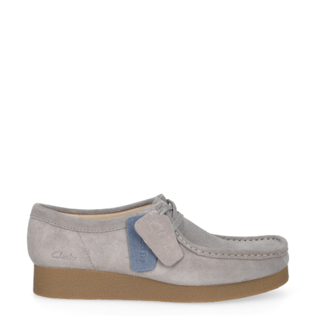 Clarks WallabeeEVOSh 26181477 4 lace-up shoes in gray
