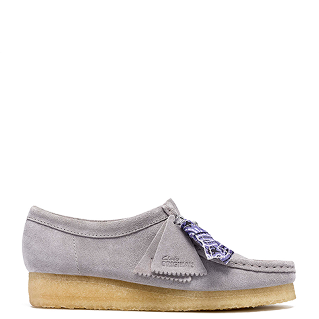 Clarks Wallabee 26329404 4 Schnürschuhe in grau