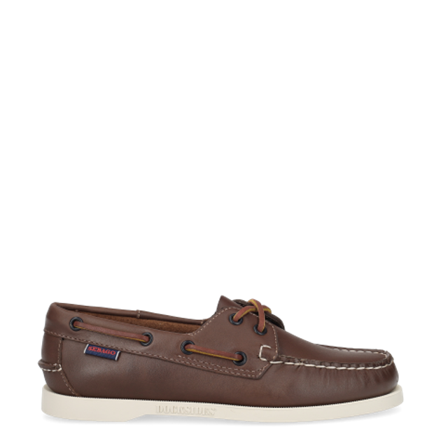 Sebago DOCKSIDES PORTLAND Lace-Up Shoes in Brown