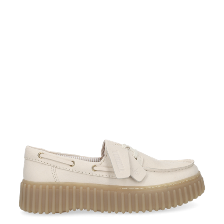 Clarks Torhill Boat 26186302 4 Lace-up shoes in beige