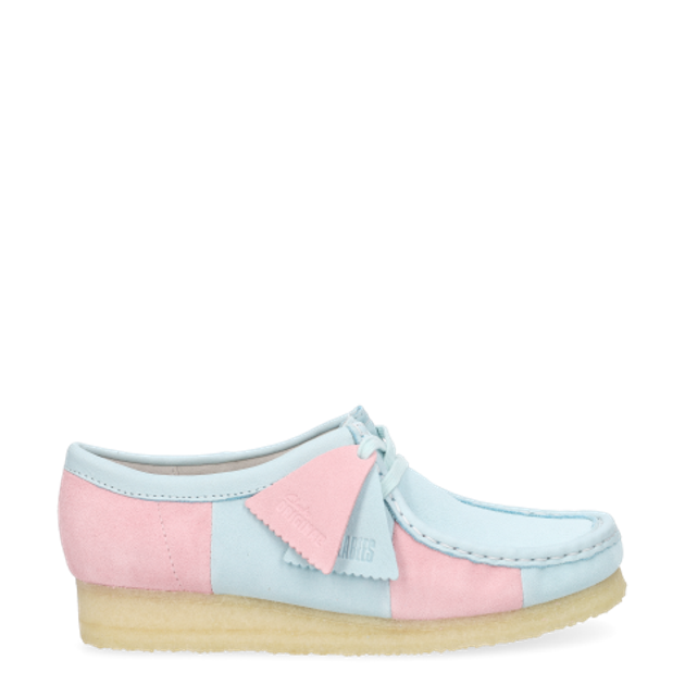 Clarks Wallabee 26185585 4 lace-up shoes in blue