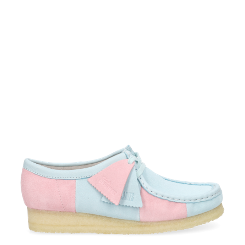 Clarks Wallabee 26185585 4 lace-up shoes in blue