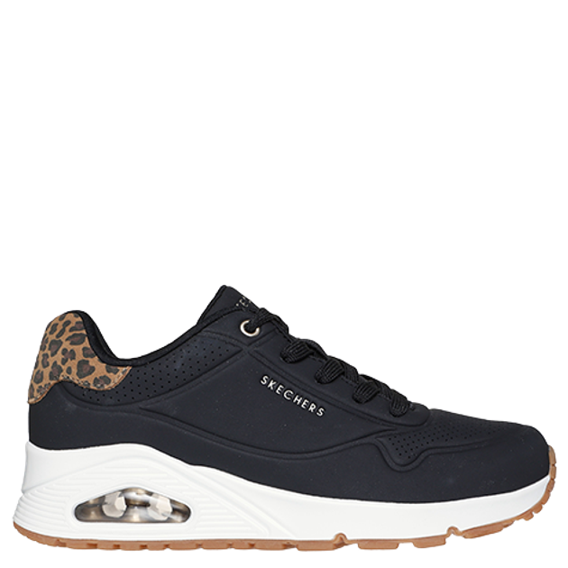Skechers 177093 BKLD UNO sneaker in black