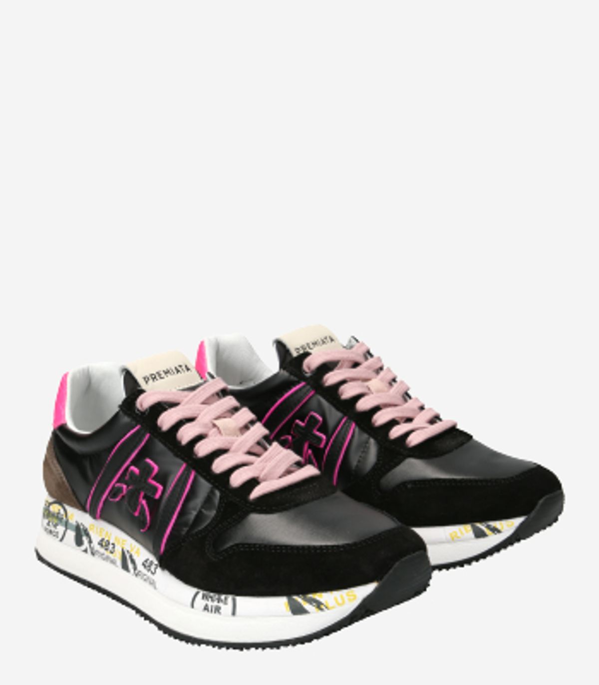 Premiata TRIS 6050 Sneakers in black buy online