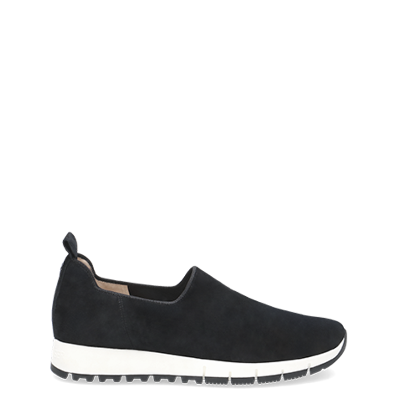 Peter Kaiser 74703 LEATHER STRETCH sneaker in black