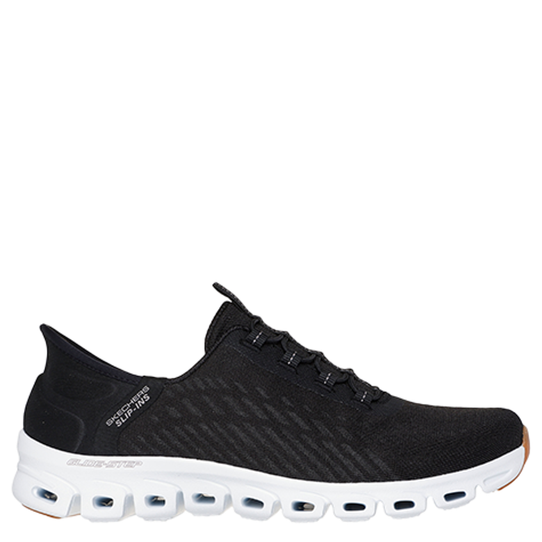 Skechers 104574 BKW GLIDE STEP sneaker in black