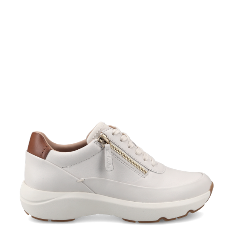 Clarks Tivoli Zip 26176650 4 sneaker in white