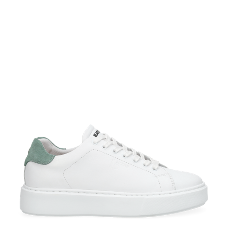 Blackstone FL728 WHITE OXIDE sneaker in white