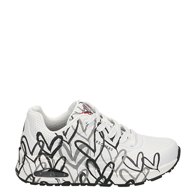 Skechers UNO SPREAD THE LOVE sneaker in white