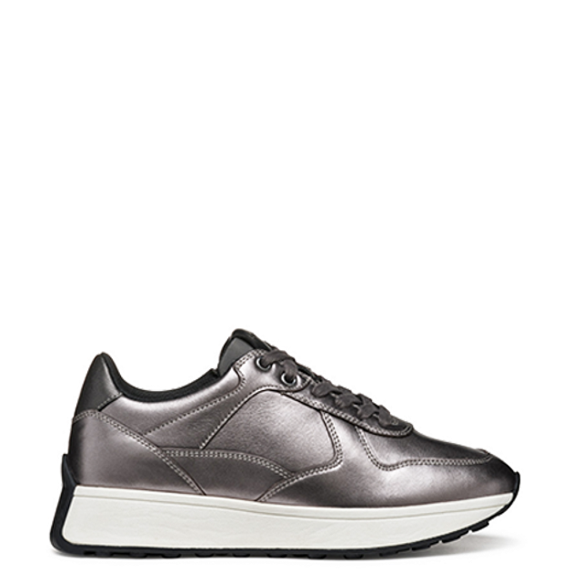 GEOX AMABEL sneaker in silver