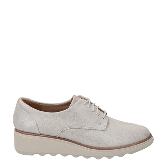 Clarks Sharon Noel 26157465 4 Sneaker in silver