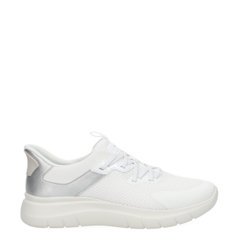 GEOX Plummery sneaker in silver