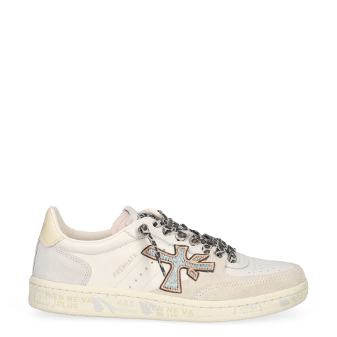 スニーカー PREMIATA Women Sneakers QUINND VAR 7419 WHITE PINK White White sneakers Quinn PREMIATA - Rione Fontana