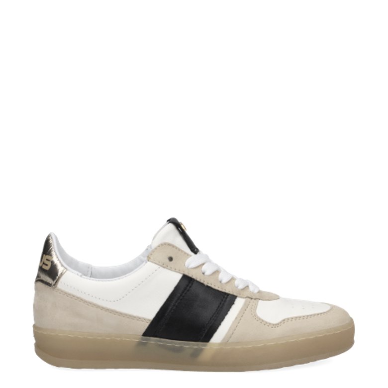 MJUS T94148 0001 CAMEL COMBI sneaker in white