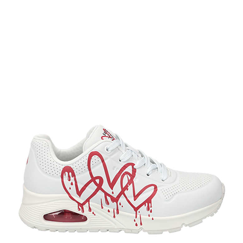 Skechers UNO sneaker in white