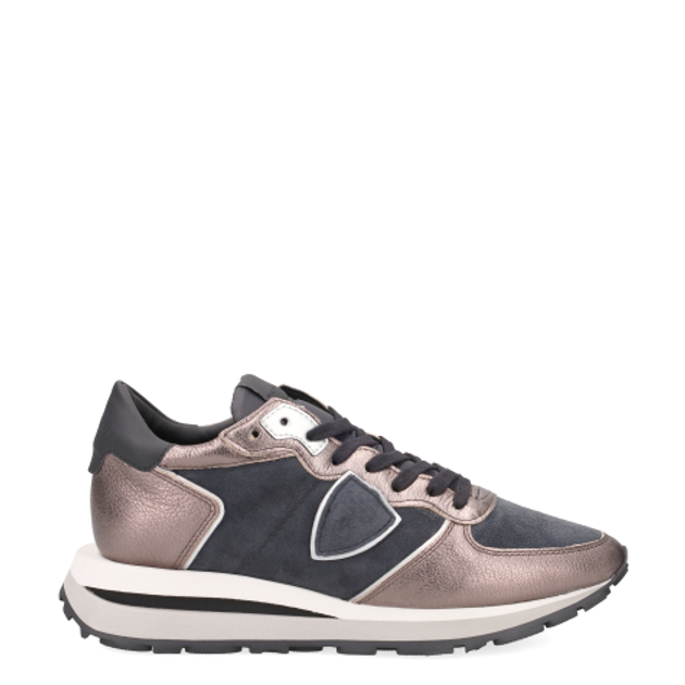 Philippe Model TKLD MX02 TROPEZ HAUTE LOW sneaker in metallic