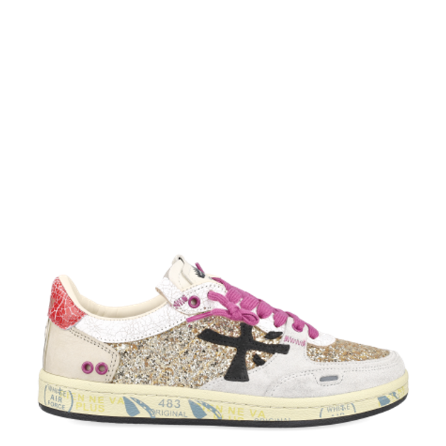 Premiata BSKTCLAYD 8166 Sneaker in gold